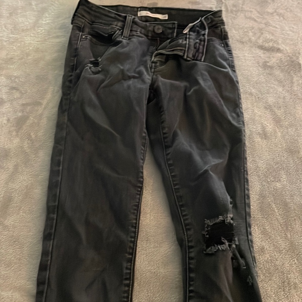 Levi Black skinny jeans